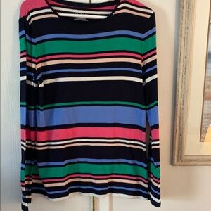 Talbots size M beautiful striped shirt for Spring